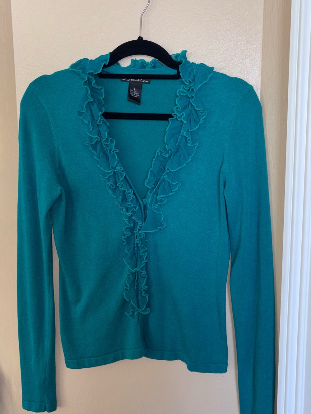 Lillie Rubin 70% silk cardigan - AS IS